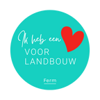 Laptopstickers 'hart voor landbouw' - set van 5