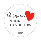Autostickers 'hart voor landbouw' - set van 5