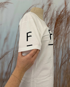 T-shirt van Ferm met O-hals