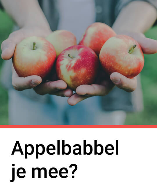 Affiches voor je Appelbabbel (2 x 5 stuks)