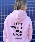 Roze hoodie van Ferm