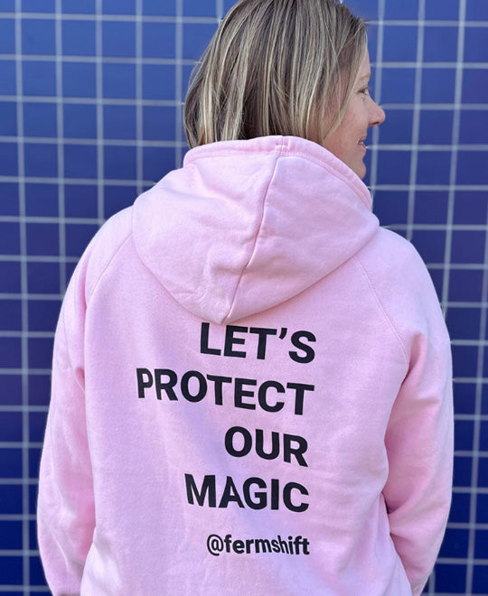 Roze hoodie van Ferm