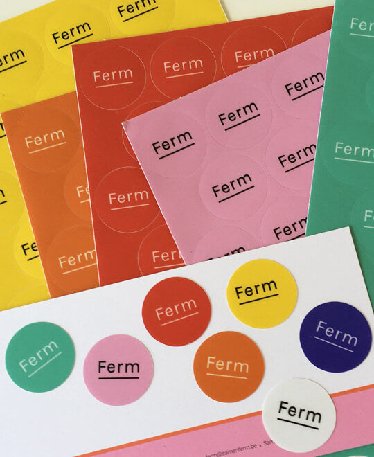 Stickers van Ferm (224 stuks)